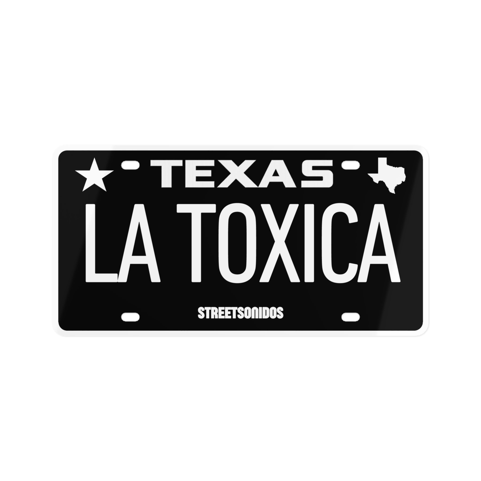"LA TOXICA" License Plate