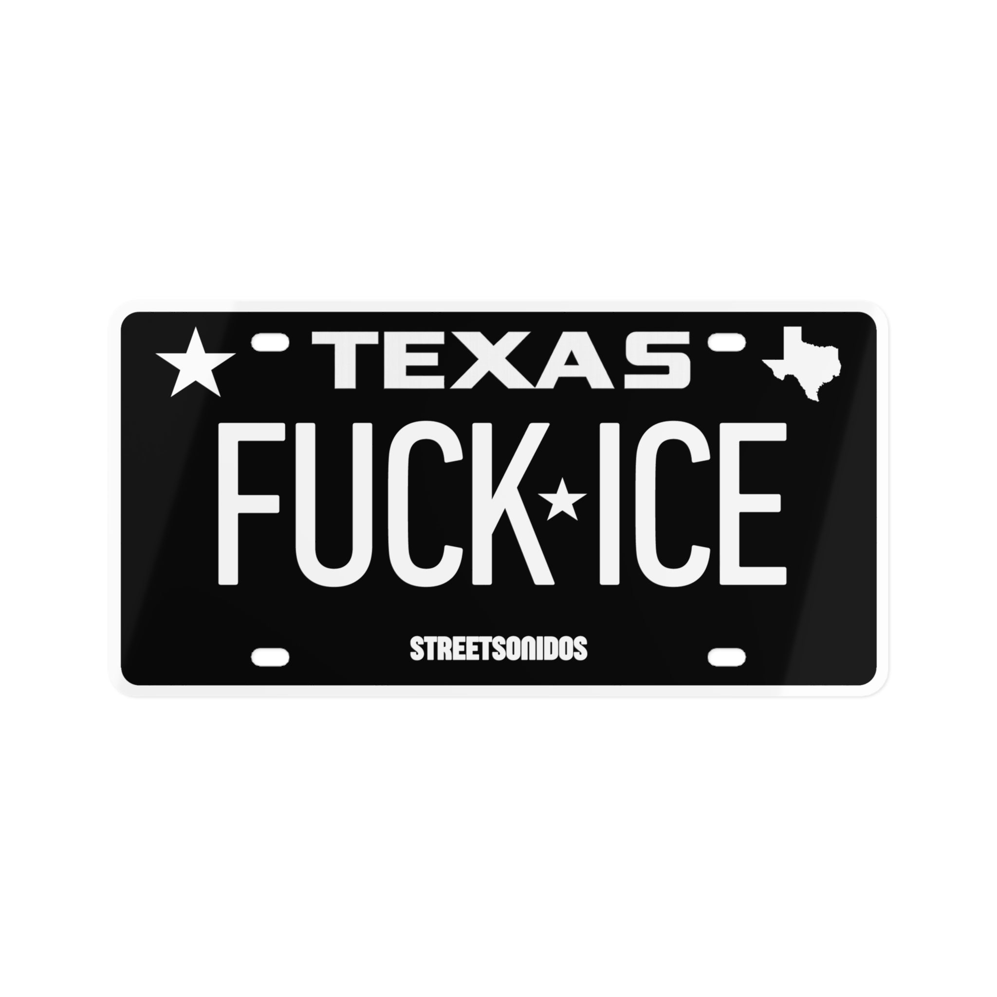 "F^CK ICE" License Plate