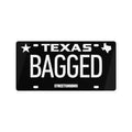"BAGGED" License Plate