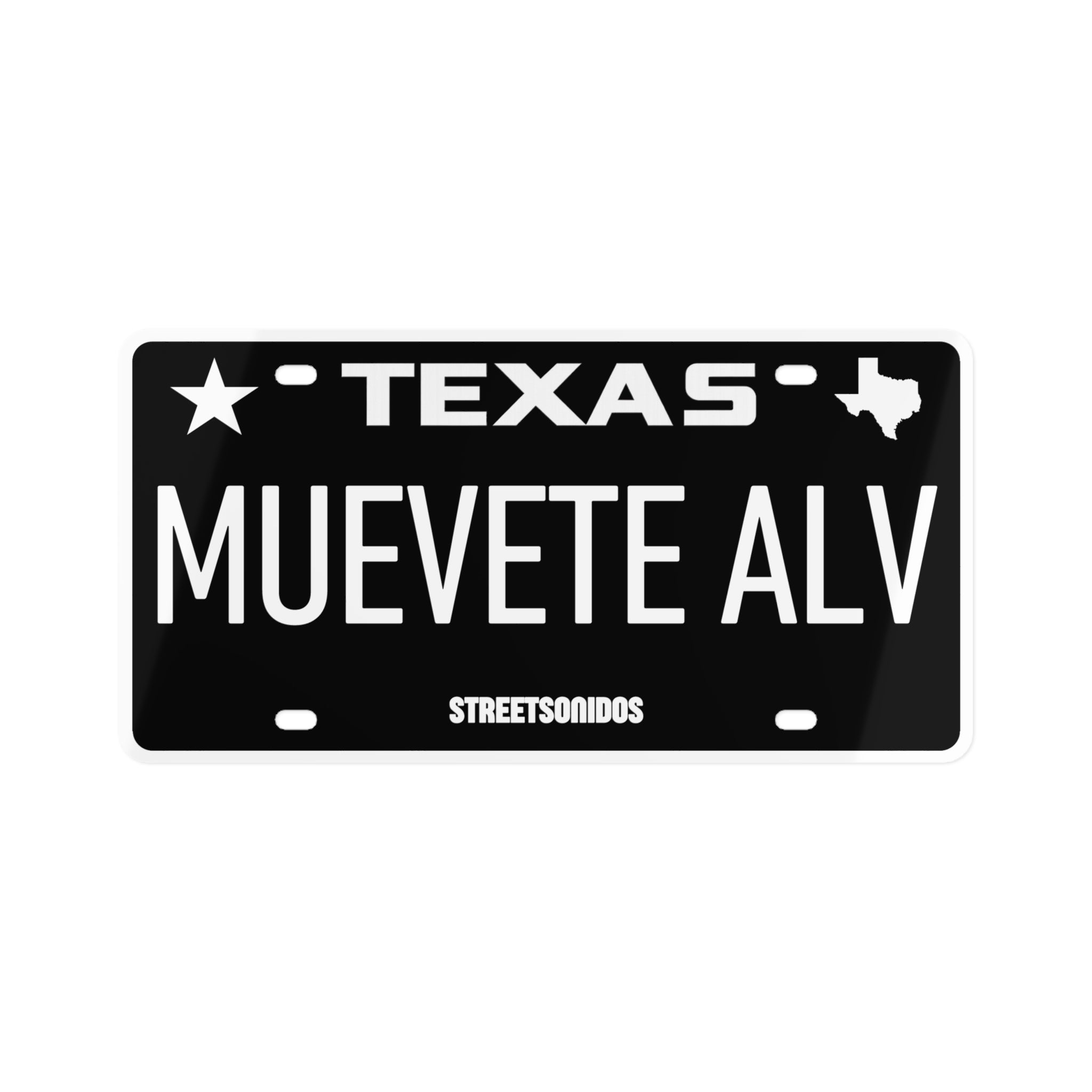 "MUEVETE ALV" License Plate