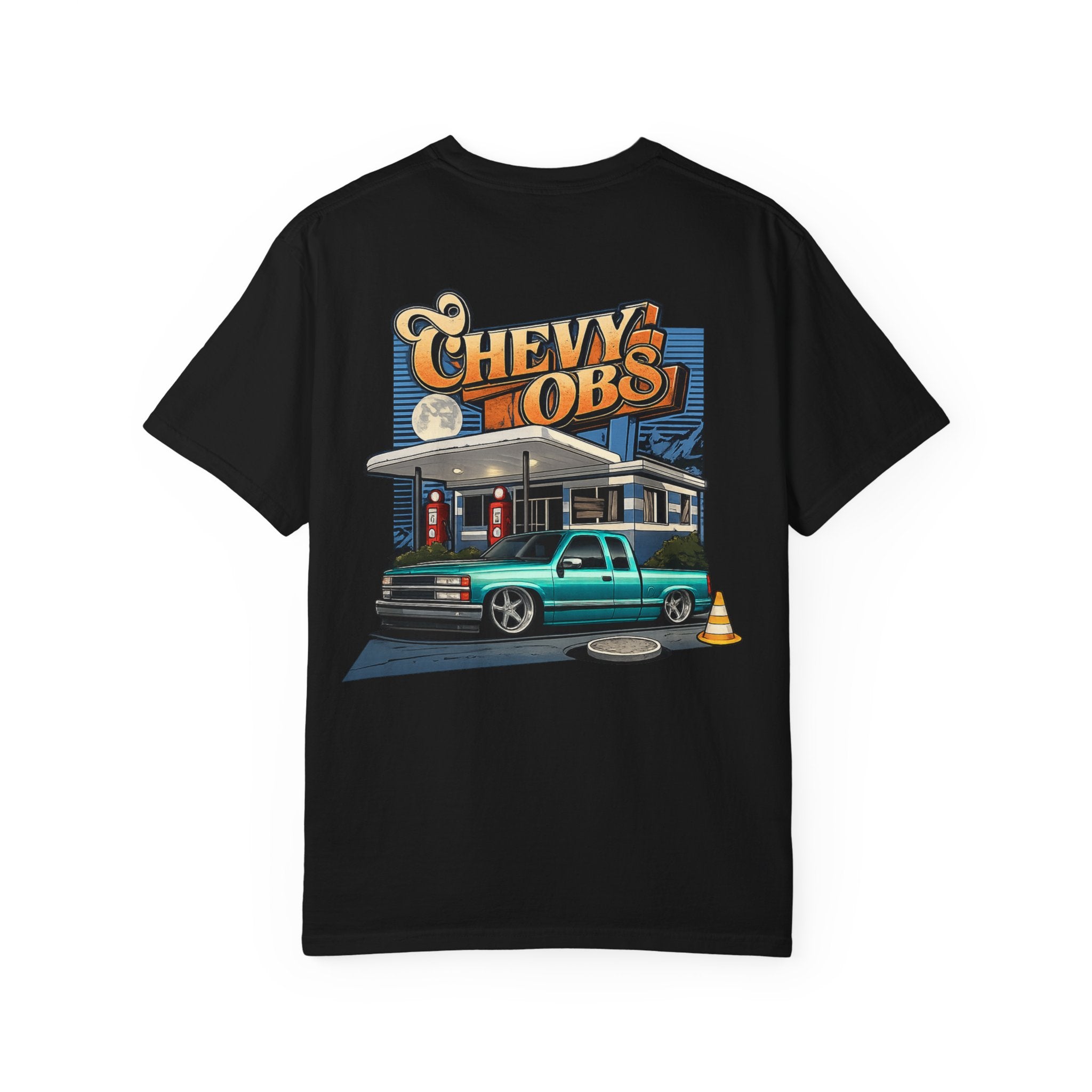 CHEVY OBS Gas Station Night Tee