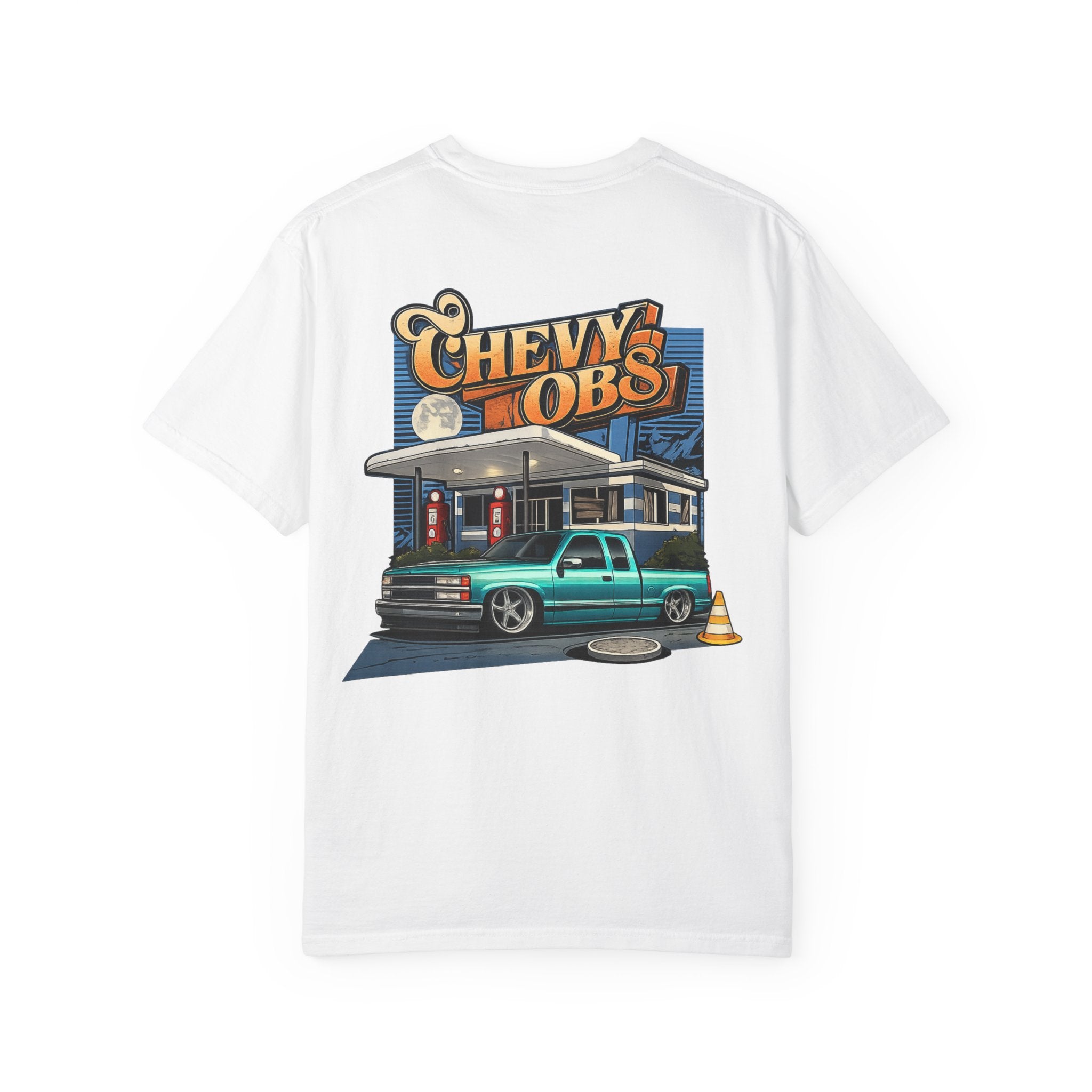CHEVY OBS Gas Station Night Tee